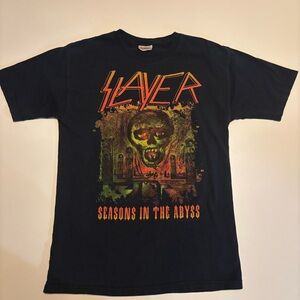 Vintage slayer seasons in the abyss world tour Y2K  shirt